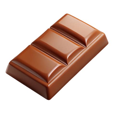 extraordinary rare  single unwrapped chocolate bar  background