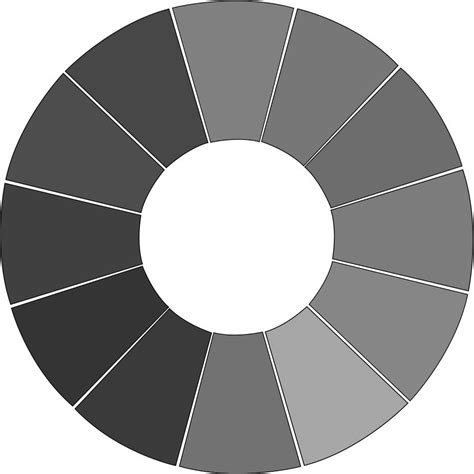 black  white color wheel