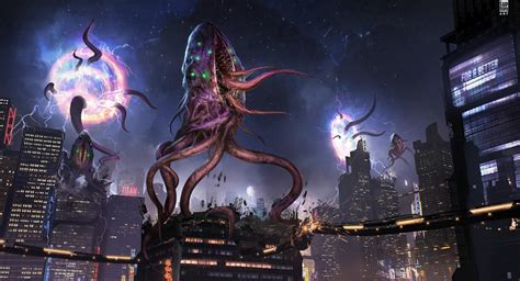 Tentacle Monster by artist Eryk Szczygieł : r/ImaginaryPortals