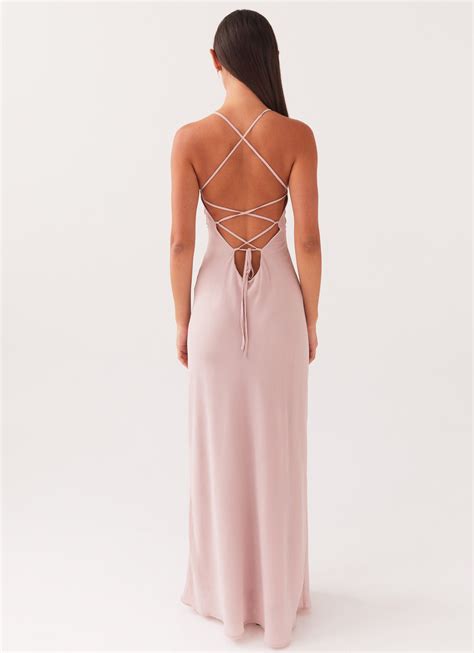 Aveline Maxi Dress - Mauve – Peppermayo US