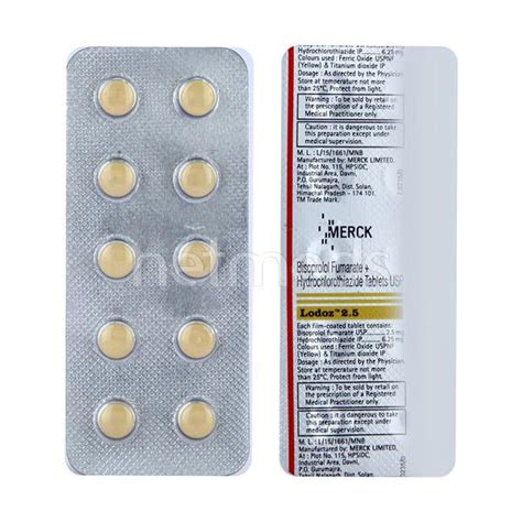 Lodoz 2.5mg Tablet 10'S - Buy Medicines online at Best Price from ...
