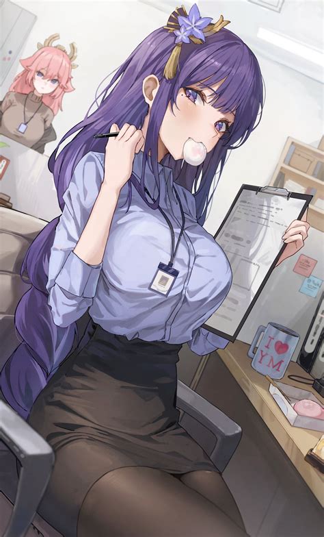 Raiden Shogun - Genshin Impact - Image by 9ujin #3924913 - Zerochan