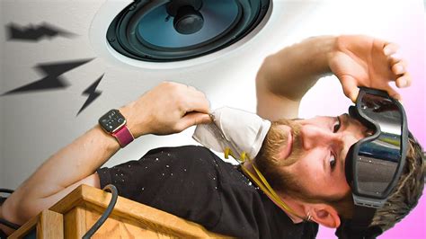 I should have hired a professional... DIY in-ceiling speaker install ...