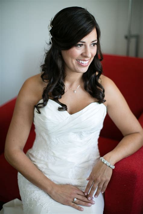 White Strapless Wedding Dress with Lace Appliqué