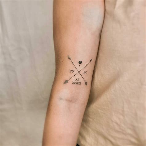 Crossed Arrow Tattoo Designs