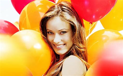 HD wallpaper: actress, balloons, celebrity, models, olivia, wilde, women | Wallpaper Flare