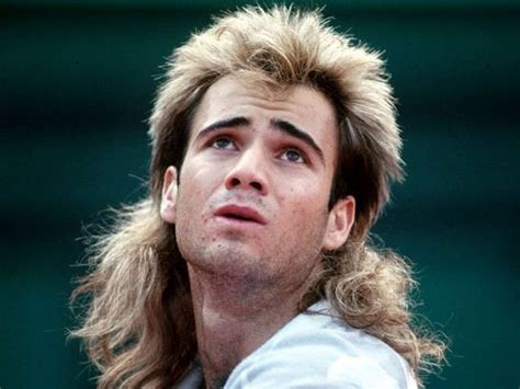 Andre Agassi with long hair : r/Justfuckmyshitup