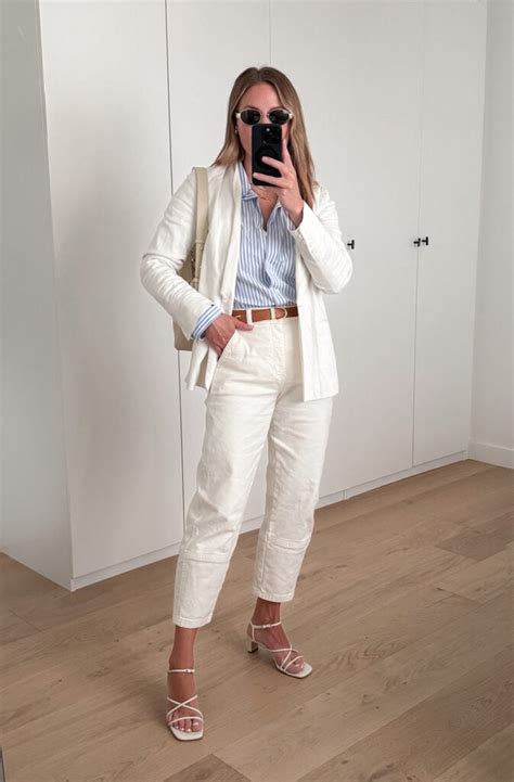 17+ Simple White Blazer Outfit Ideas for Spring & Summer 2024