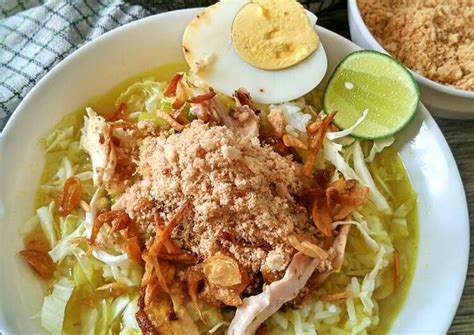 resep soto ayam koya khas lamongan oleh rezita  cookpad
