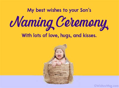 70+ Naming Ceremony Wishes and Quotes - WishesMsg