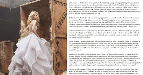 Emily's TG Captions: A Dress Too Far