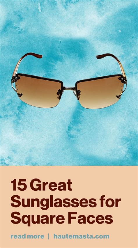 The Perfect Pair of Shades for Your Square Face! | Square faces ...