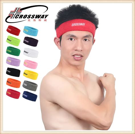 CROSSWAY Sport Sweatband Flexible Ventilate Headband Comfortable ...