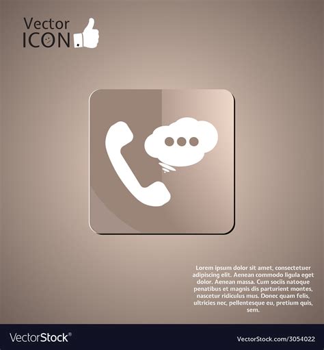 handset   phone   button royalty  vector image