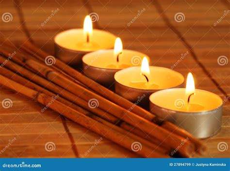 Spa candles stock image. Image of peaceful, dreamy, beauty - 27894799