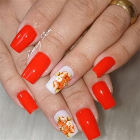 Decoração De Unha Laranja - Unhas elegantes com esmalte Laranja - Sugestões e galeria de fotos ...