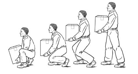 proper lifting techniques  work   avoid  injury