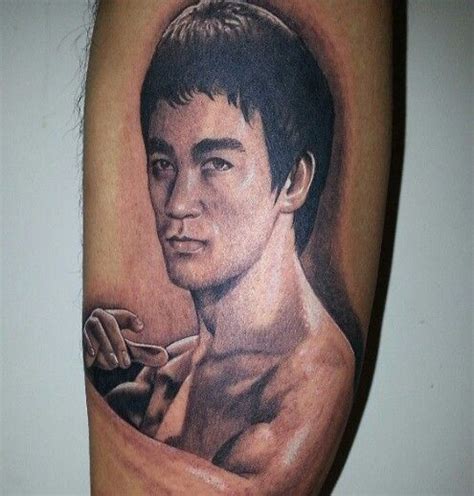 Bruce Lee the master the dragon kung fu martial arts karate portrait ...