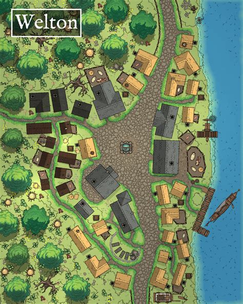 I've recreated the village of Welton as my first map : r/dungeondraft