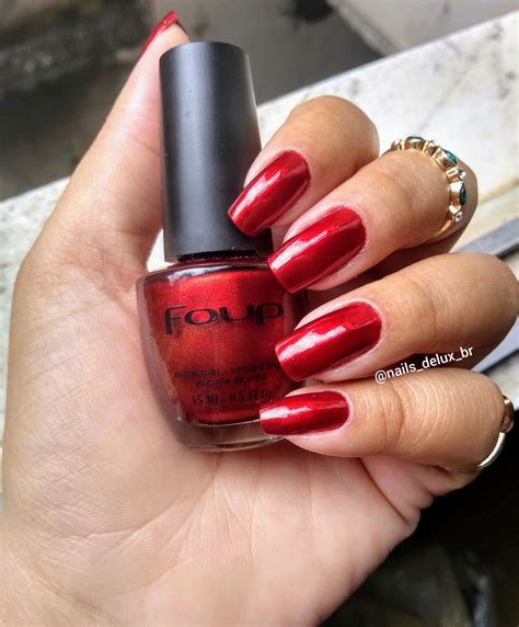 Foup - cor: Scarlet | Nail polish, Nails, Polish