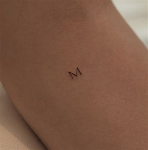 Small letter tattoo – Artofit