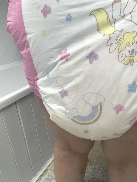Super wet diaper and my first ever poop in my diaper so shy but it wasn
