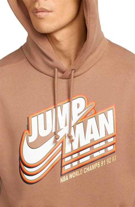 JORDAN Jumpman Fleece Pullover Hoodie DC9604 256 - Shiekh