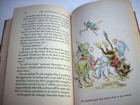 Adventures of Pinocchio Carlo Collodi Illustrated 1946 edition AL1228