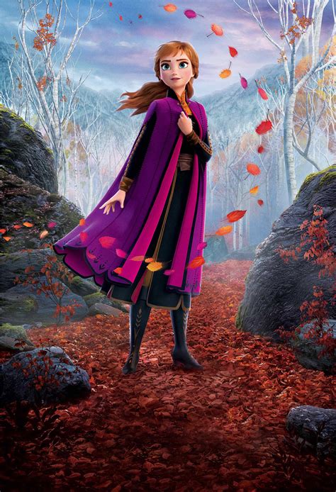 Download Disney Princess Anna Holding Cloak Wallpaper | Wallpapers.com