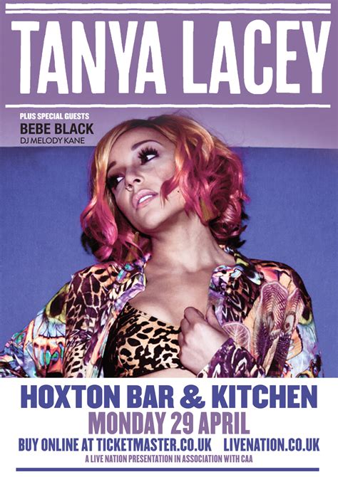 Win Tanya Lacey Tickets - FLAVOURMAG