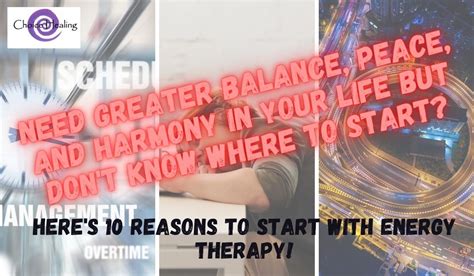 Benefits of Energy Therapy Treatments - Choice Healing