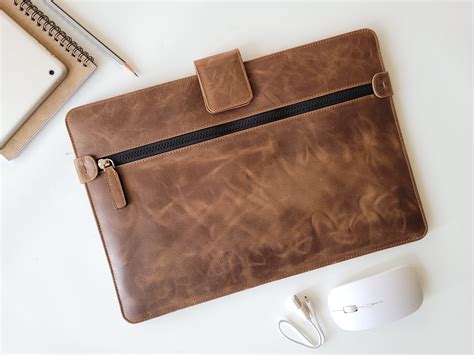 Microsoft Surface Pro 9 Leather Sleeve Case Handmade, Microsoft Surface ...