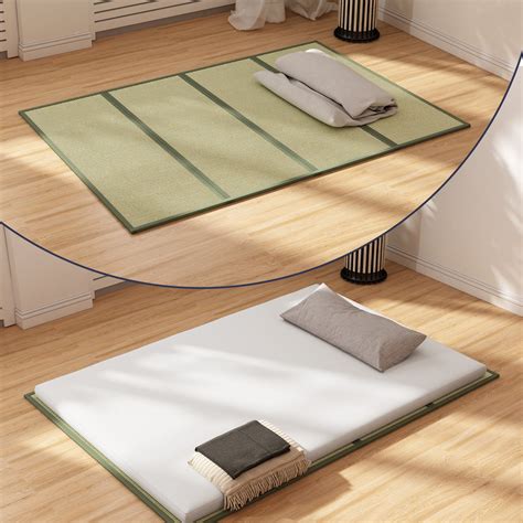 BALUS Summer Sleeping Bed Mat (Twin) for Cooling, Woven Common Rush ...