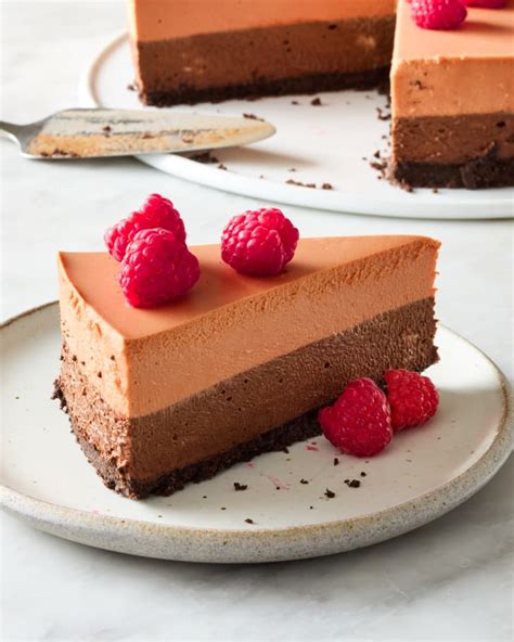 Triple Chocolate Mousse Cake Recipe (No Eggs) | The Kitchn