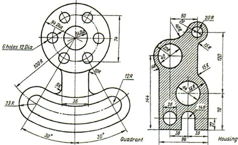 Autocad Mechanical Drawings at PaintingValley.com | Explore collection ...