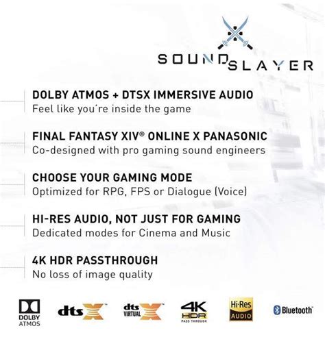 Panasonic SoundSlayer Gaming Speakers for PC | Dolby Atmos Soundbar ...