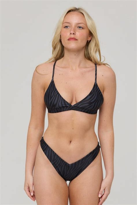 womens shining star  cut bikini bottoms oosc clothing