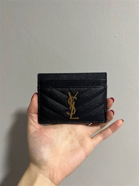 YSL Cardholder, Luxury, Bags & Wallets on Carousell
