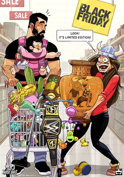 14 herkenbare en té geestige cartoons over het leven van jonge ouders