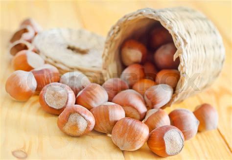 haselnuesse stock bild colourbox