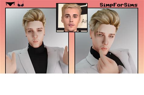 Sexiest Celebrity Couple Justin and Hailey Bieber - The Sims 4 - Sims
