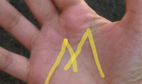Letra M Na Palma Da Mão - Tem a letra "M" na palma da sua mão? Você é realmente especial!