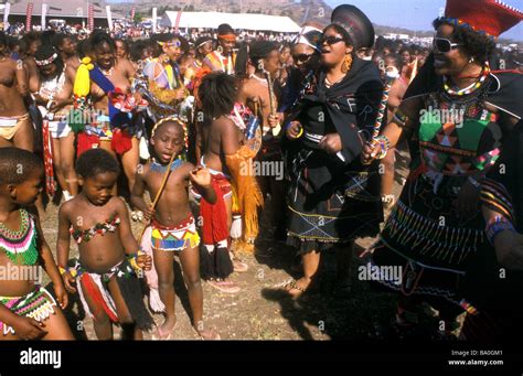 reed dance ceremonial participant kwa zulu natal south africa Stock ...