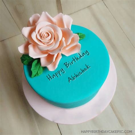 ️ Beautiful Best Birthday Cake For Abhishek