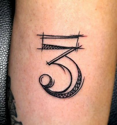 abstract number  tattoos numerology  number  tattoos