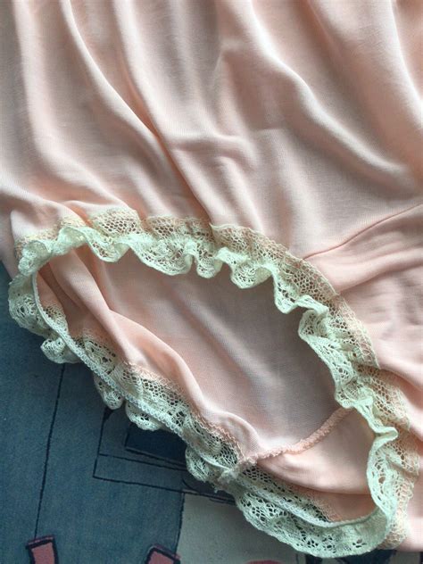 Vintage 1950’s BELINDA Semi Sheer PINK Rayon And Ivory Lace panties