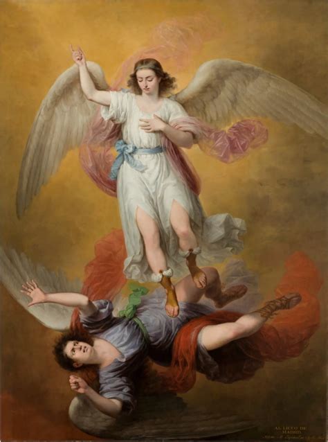 Антонио Мария Эскивель. Падение Люцифера | Pinturas de ángel, Esquivel ...