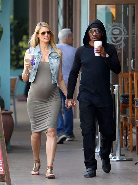 Pregnant PAIGE BUTCHER and EDDIE MURPHY Out in Los Angeles 3/2/2016