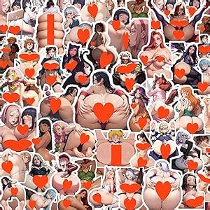 Amazon.com: Sexy Anime Stickers for Adults - 48pcs hentaii Stickers ...