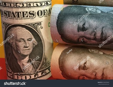 Us Dollar Bill Chinese Renminbi Yuan Stock Photo 434620669 | Shutterstock